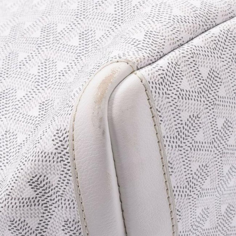 Goyard Goyardine Artois Pm White Coated Canvas Tote - Picture 6 of 13